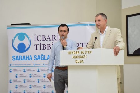 12 iyul 2019-cu il tarixdə Quba Heydər Əliyev Mərkəzində Rayon İcra Hakimiyyəti və İcbari Tibbi Sığorta üzrə Dövlət Agentliyinin birgə təşkilatçılığı ilə icbari tibbi sığortanın tətbiqi barədə maarifləndirici tədbir keçirilmişdir.