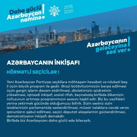 Məşhur Məmmədovun hesabati